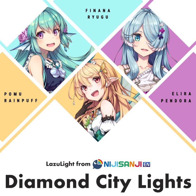 LazuLight — Diamond City Lights single cover